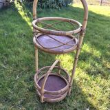 Rattan bottle holder or bottle basket