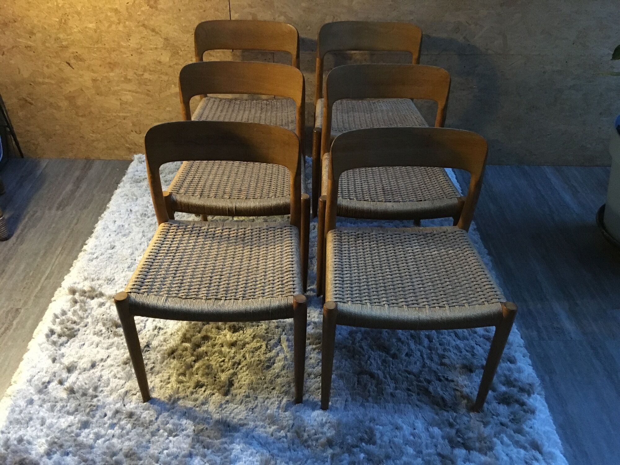 set of six Danish Chair of Niels O MÖLLER