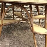 Square rattan table