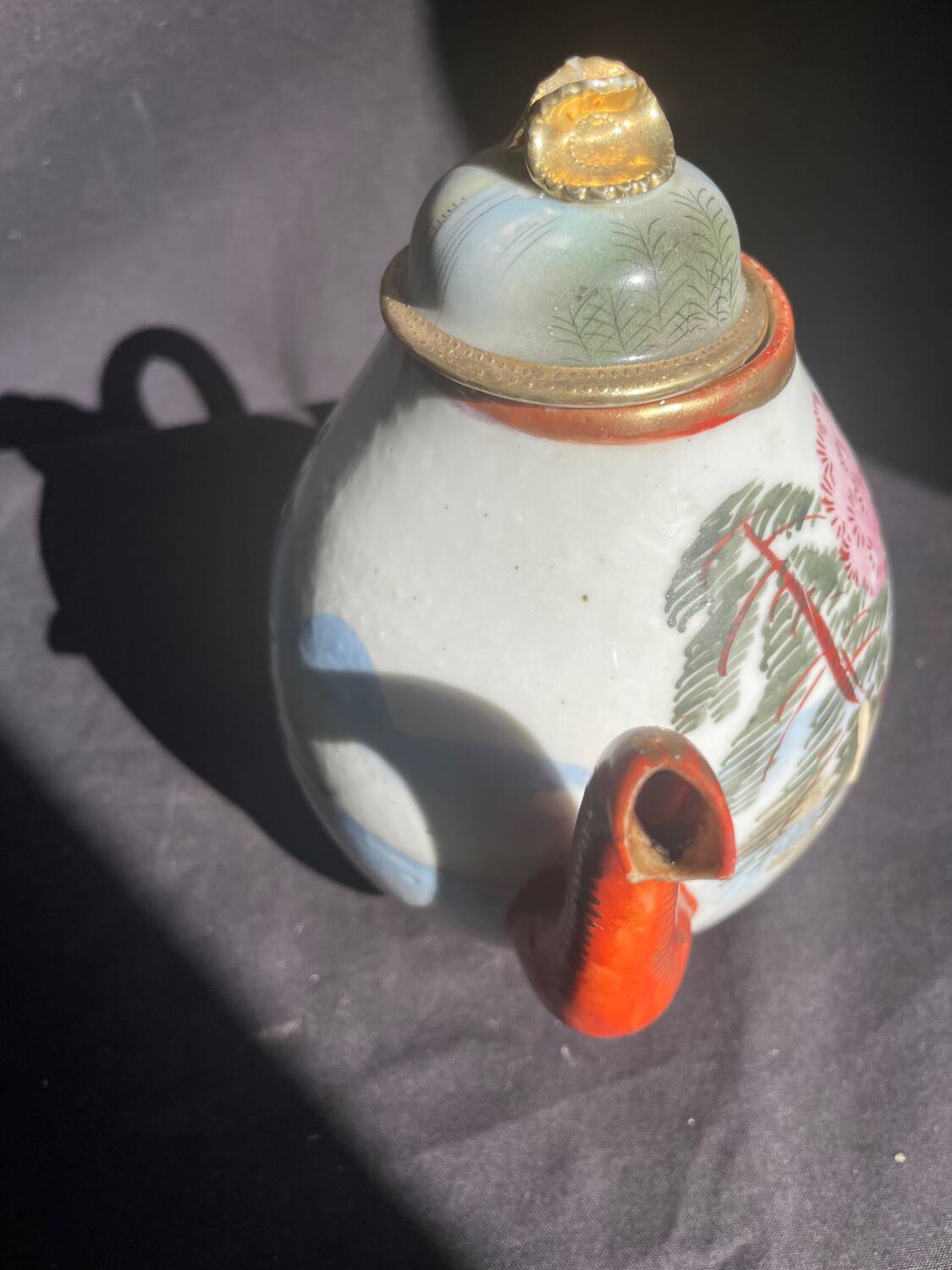 Théière japonaise Kutani