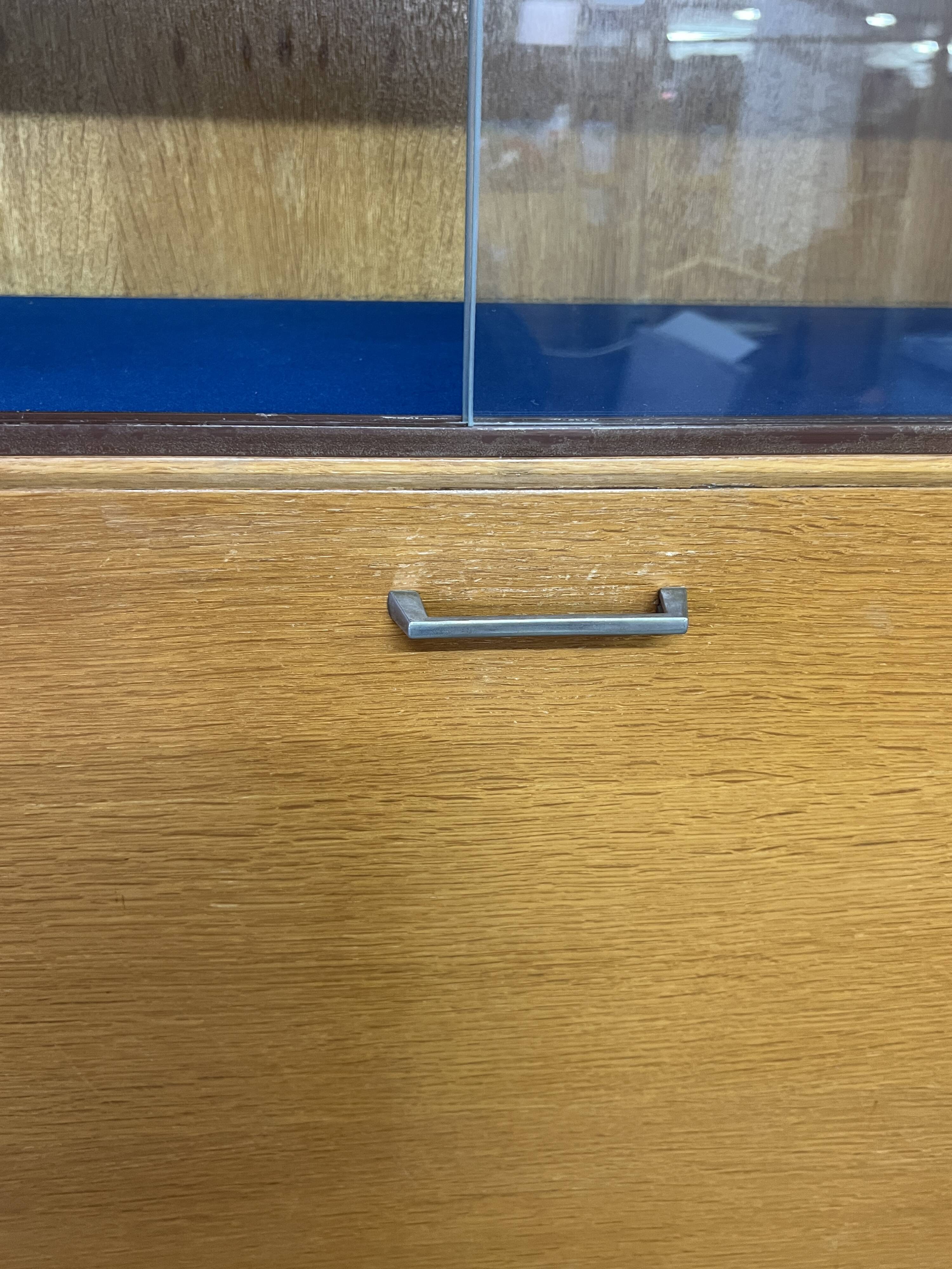 Small vintage secretary cabinet