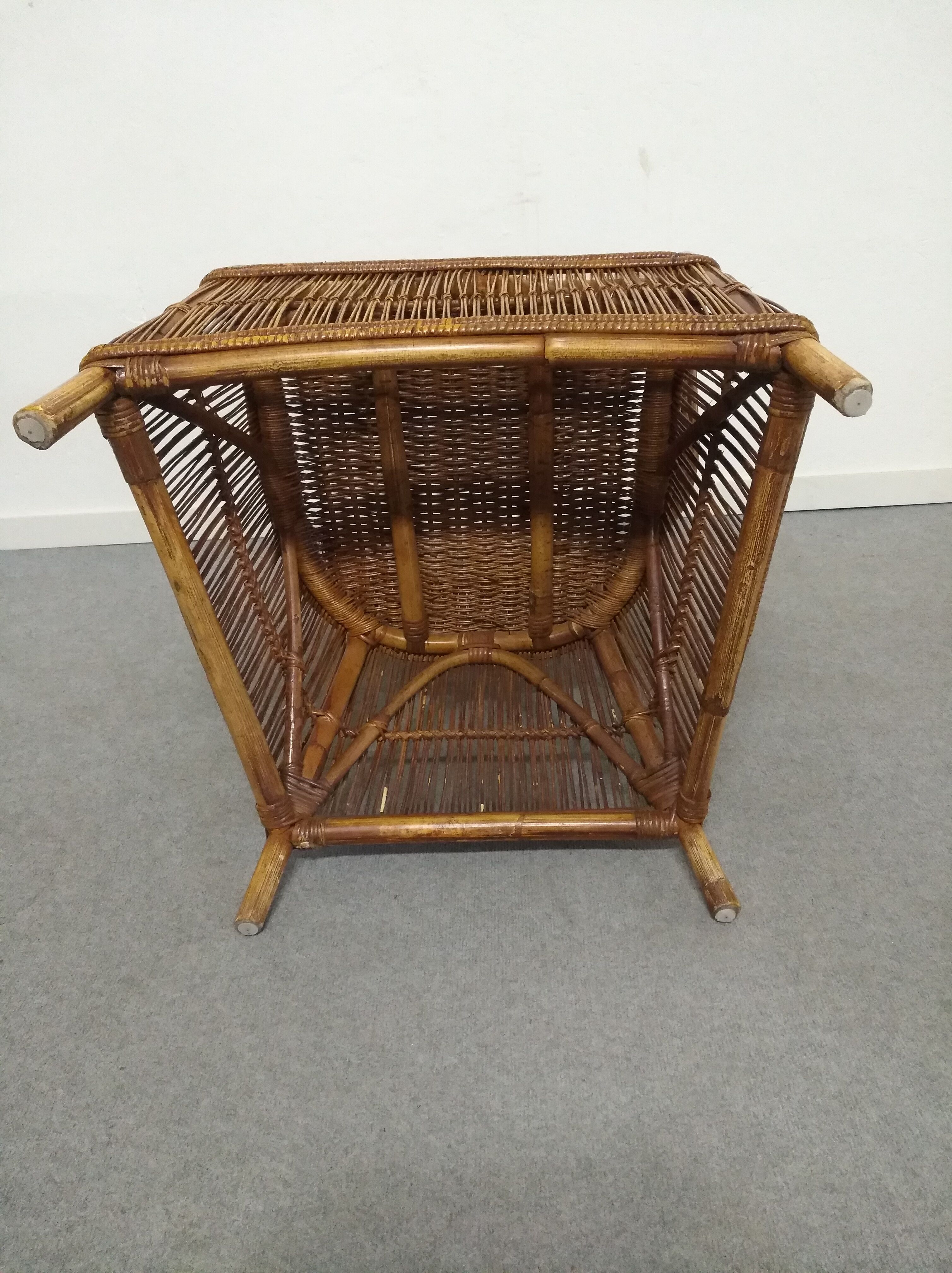 Bamboo and rattan lounge set