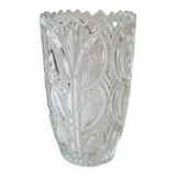 Cut glass vase