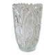 Cut glass vase