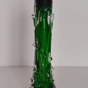 Tubular vase attributed to Josef Hospodka for Chribska glassworks