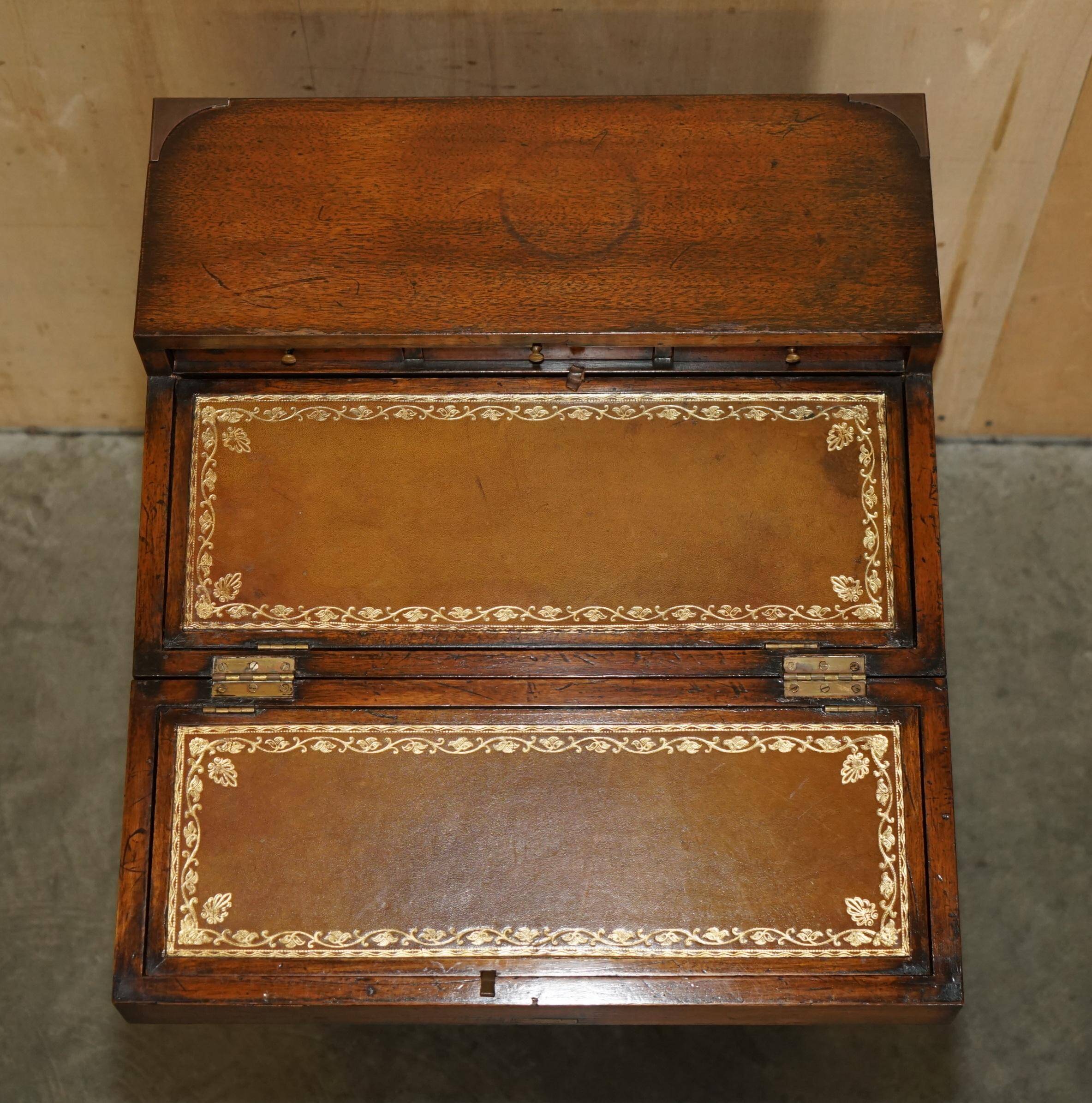 Harrods Kennedy Leather Slope Desk with Drawers