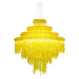 Contemporary Jacopo Foggini Mod Sneeze B Yellow Methacrylate Italian Chandelier