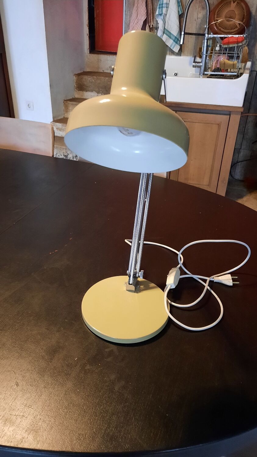 Industrial desk lamp