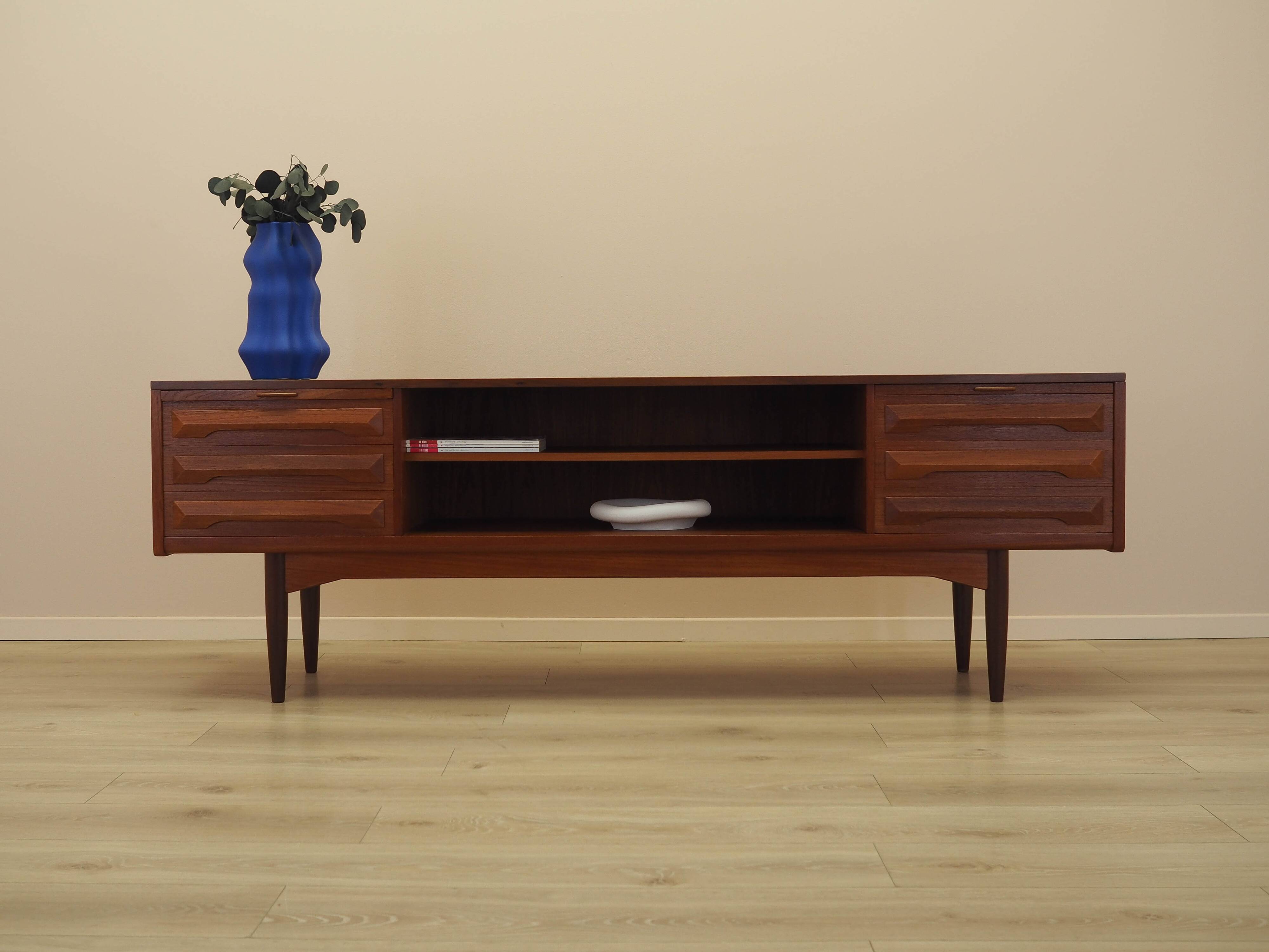 Buffet en teck avec surfaces extensibles, Danemark, années 1970