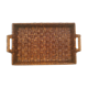 Woven rattan tray