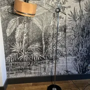 German swing lamp