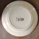Lot de 10 assiettes plates Gien décor floral
