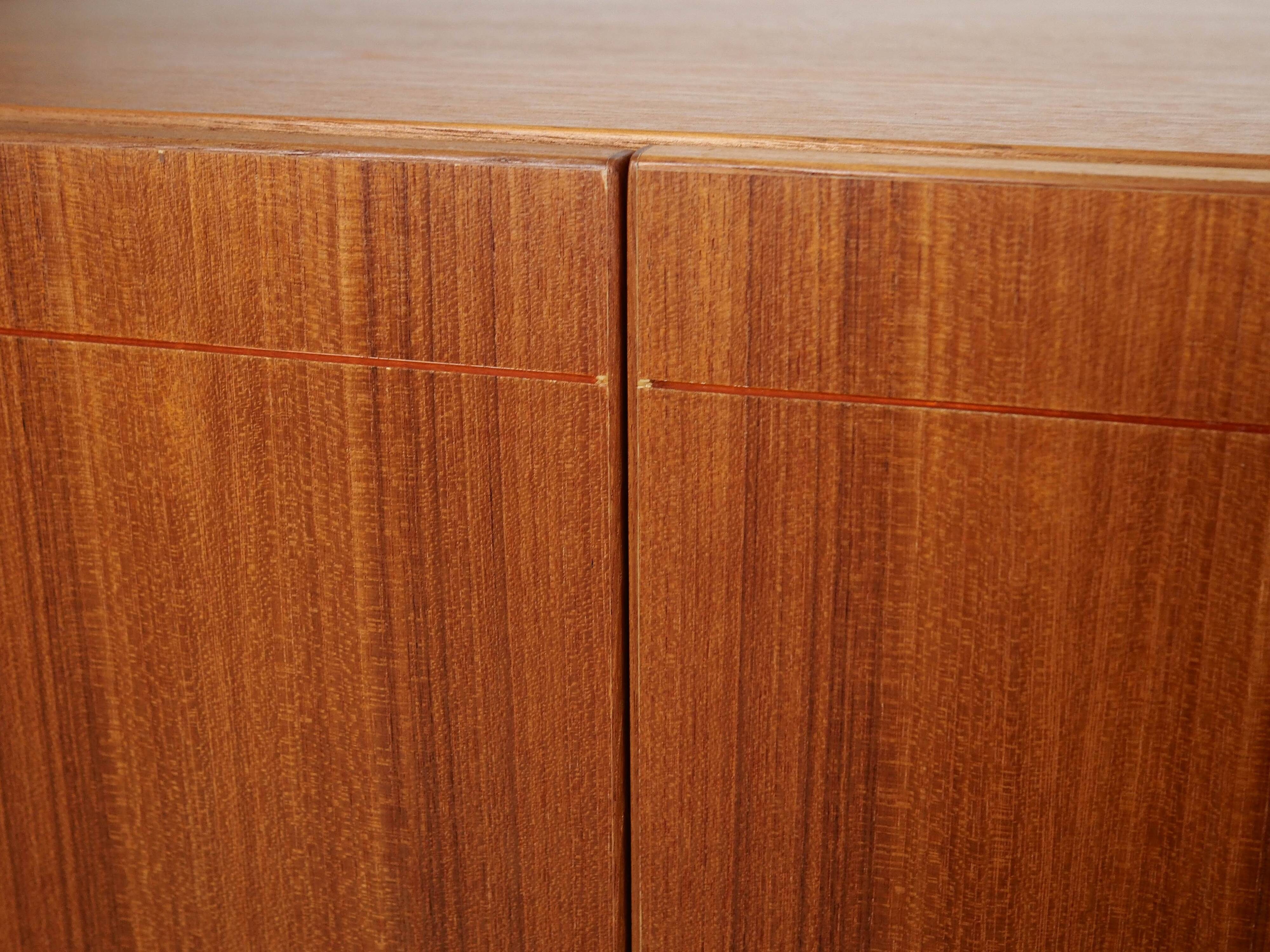 Teak cabinet, Danish design, 1970s, production: Denmark
