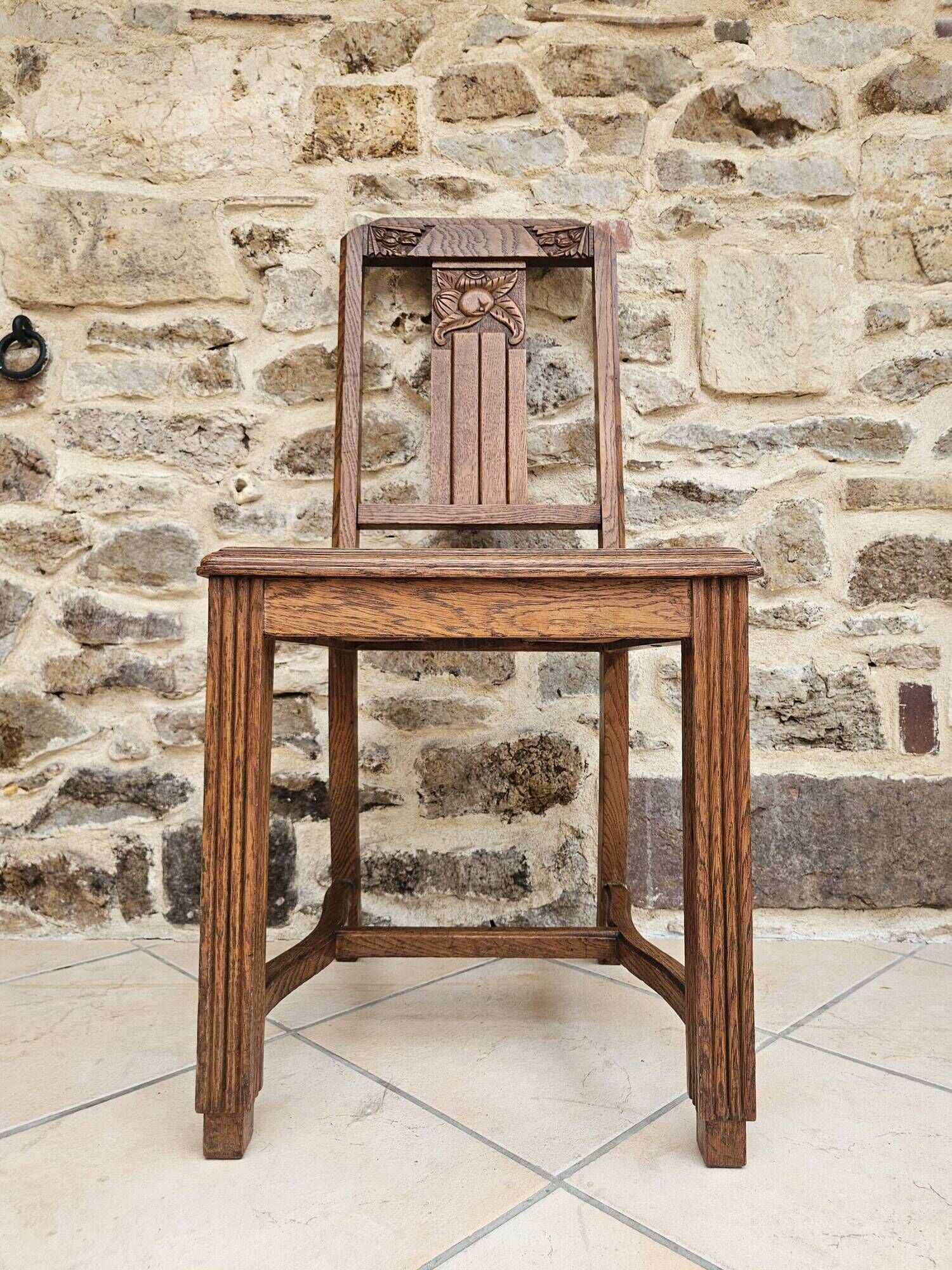 6 chaises art déco