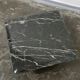 Vintage Black marbel side tabel