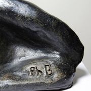 Buste de femme en céramique, XXème s.