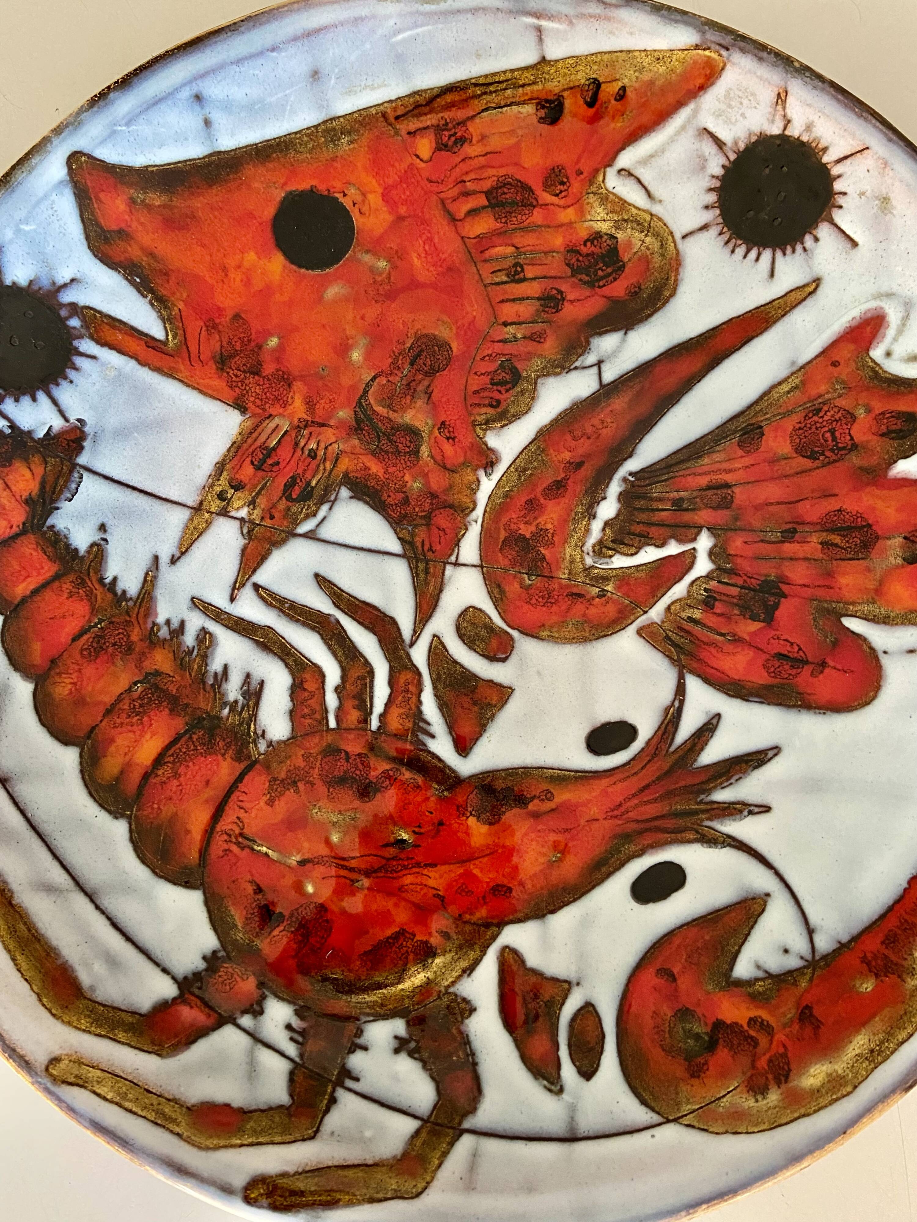 Vallauris dish by Monique Brunner