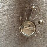 Gold metal wall light