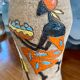 Very large vase Fratelli Fanciullacci scarified ceramic