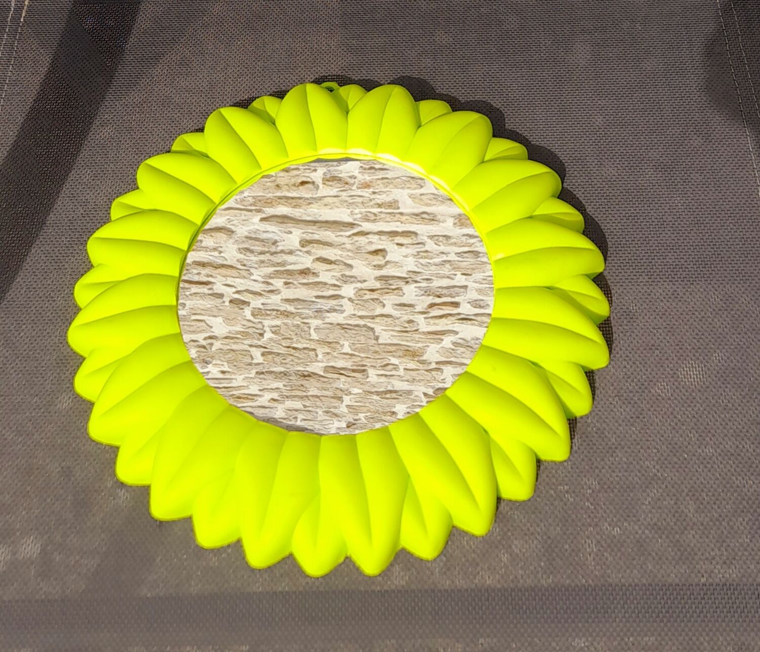 Plastic sun mirror 70s