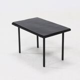 Minimalist Steel and Slate Side or Coffee Table 1960s