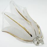 2 glass wall sconces