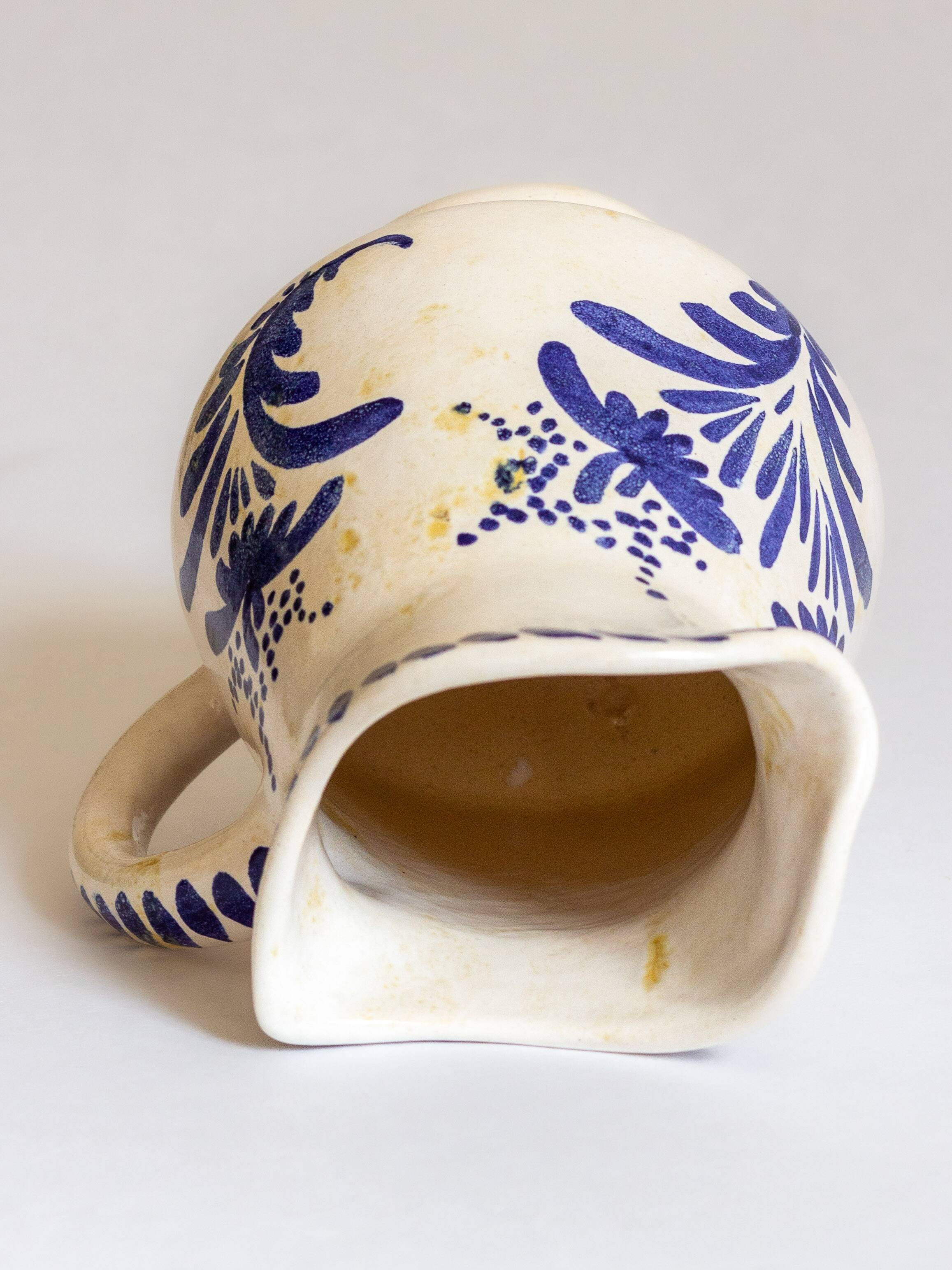 Glazed ceramic pitcher, Atelier de Nissy, Annecy, 1960s