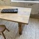 Table de ferme travail pin 1950 220cm