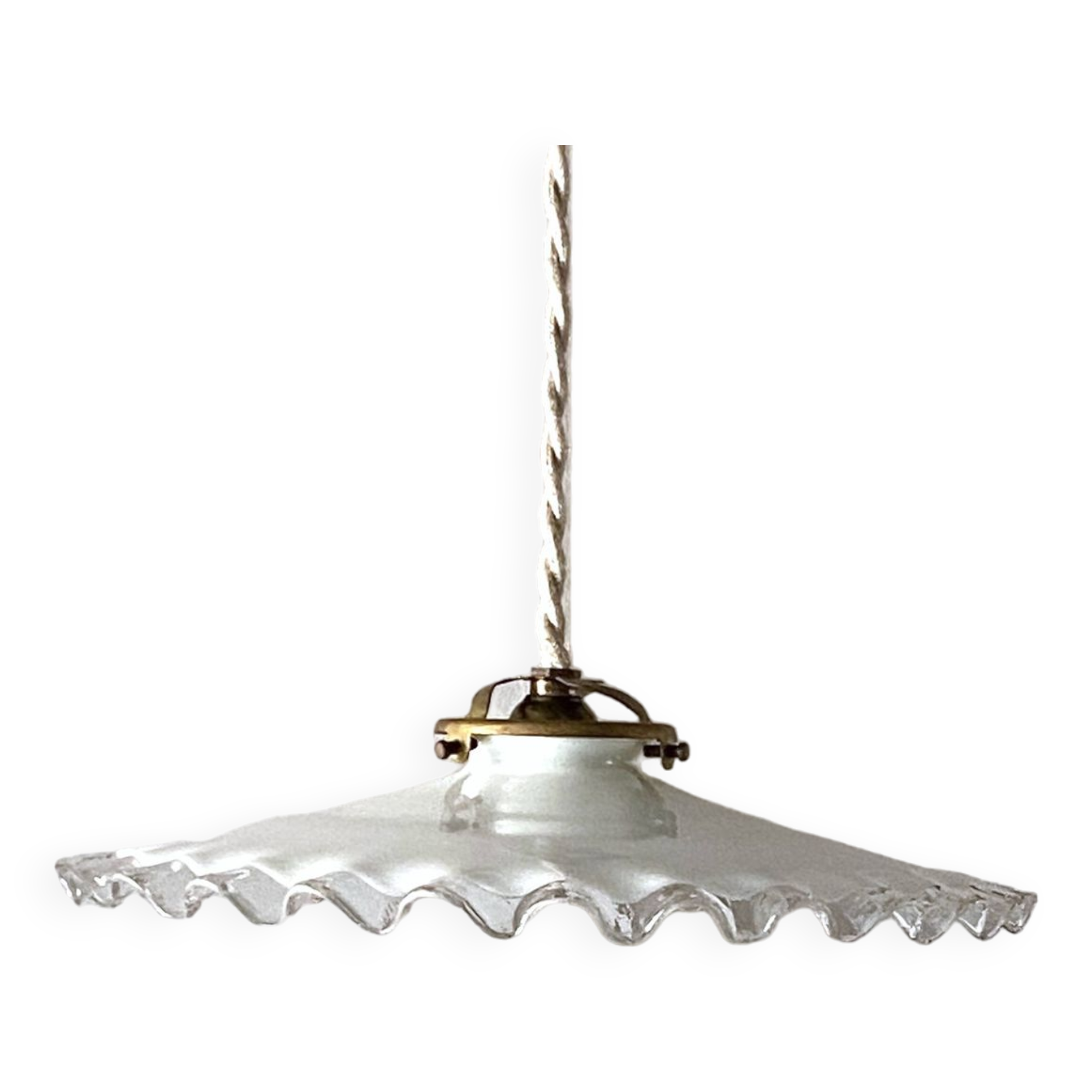 Opaline pendant light