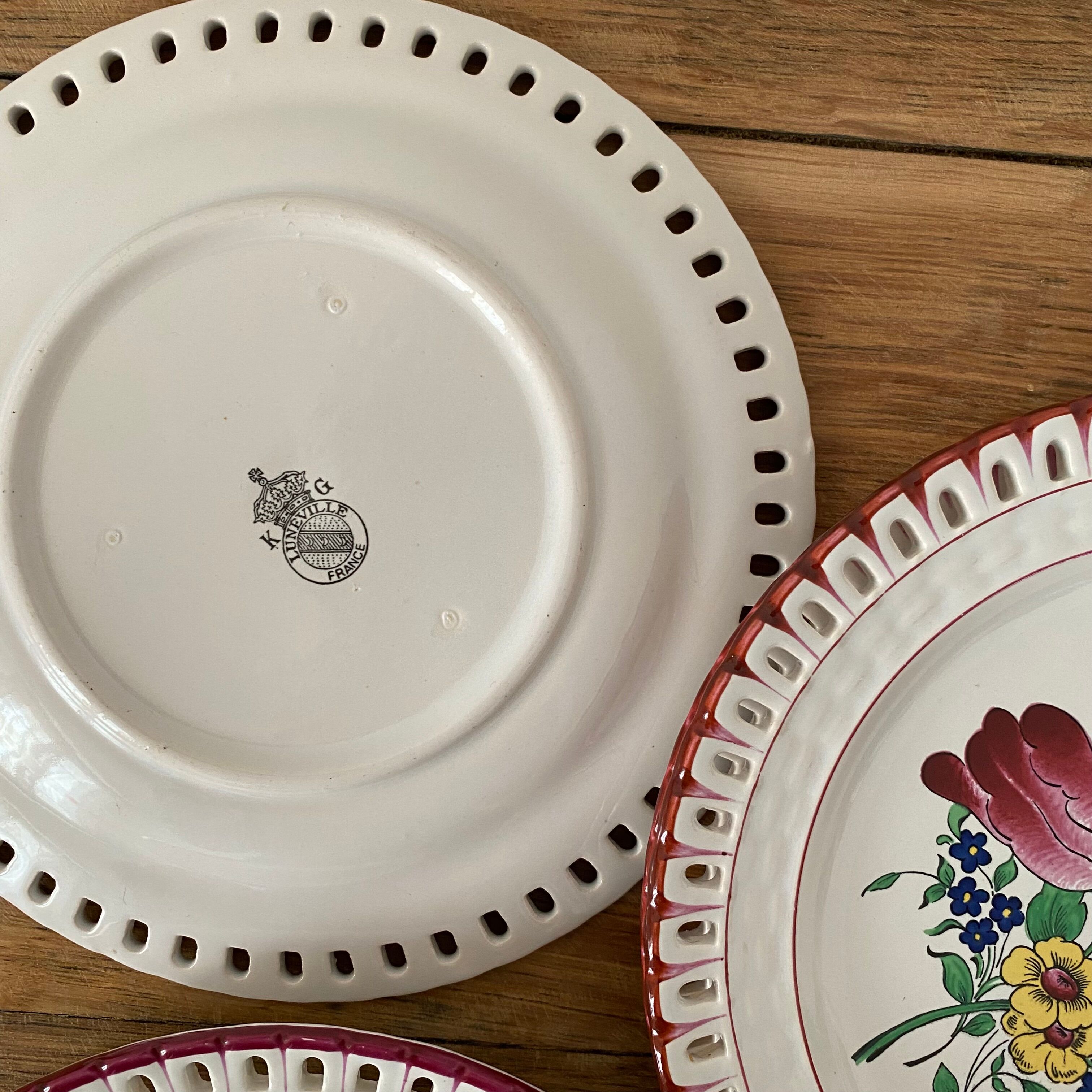 Dessert plate (Lunéville)