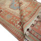 Handwoven antique turkish carpet, classic wool rug- 145x220cm