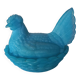 Blue opaline hen candy box