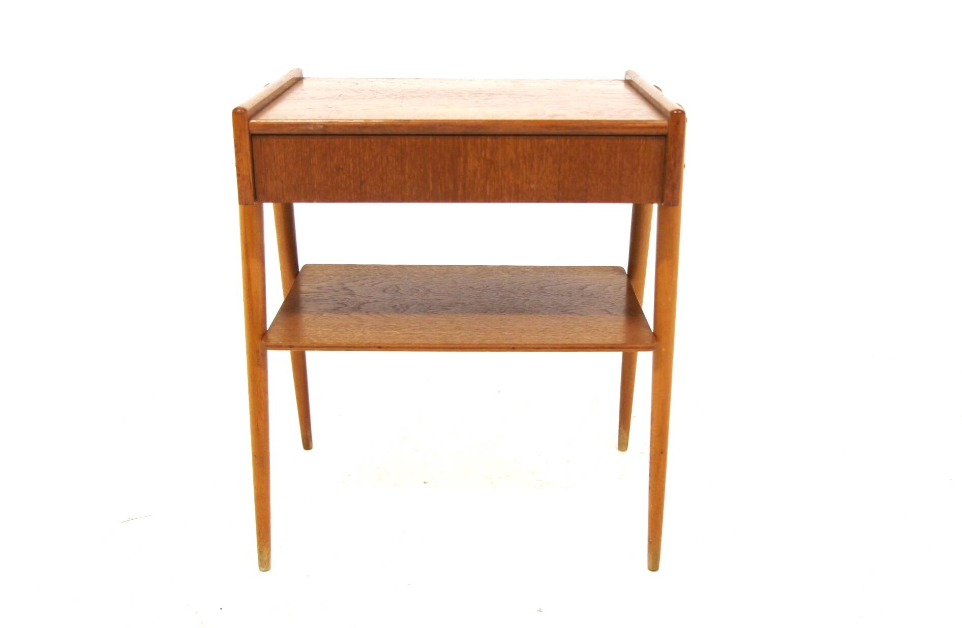 Scandinavian teak bedside table, AB Carlströms & Co Möbelfabrik, Sweden, 1960s