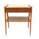 Scandinavian teak bedside table, AB Carlströms & Co Möbelfabrik, Sweden, 1960s