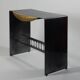 Table console en acier laqué vintage postmoderne par Bucciarelli Milano