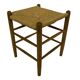 Vintage Danish papercord stool rope beech mid century '60s design