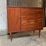 Vintage Scandinavian style chest of drawers