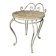 White wrought iron chair - 1940/1950