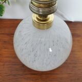 Clichy glass lamp foot