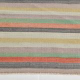 Turkish Soft Pastel Handmade Wool Kilim Rug, 167x298Cm
