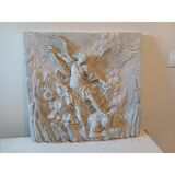 Bas-relief in resin "Saint Michael"