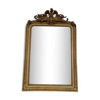 Louis Philippe mirror with pediment