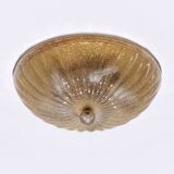 Italian Murano glass ceiling lamp with gold details