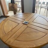 Table en bois d’orme Maison Regain