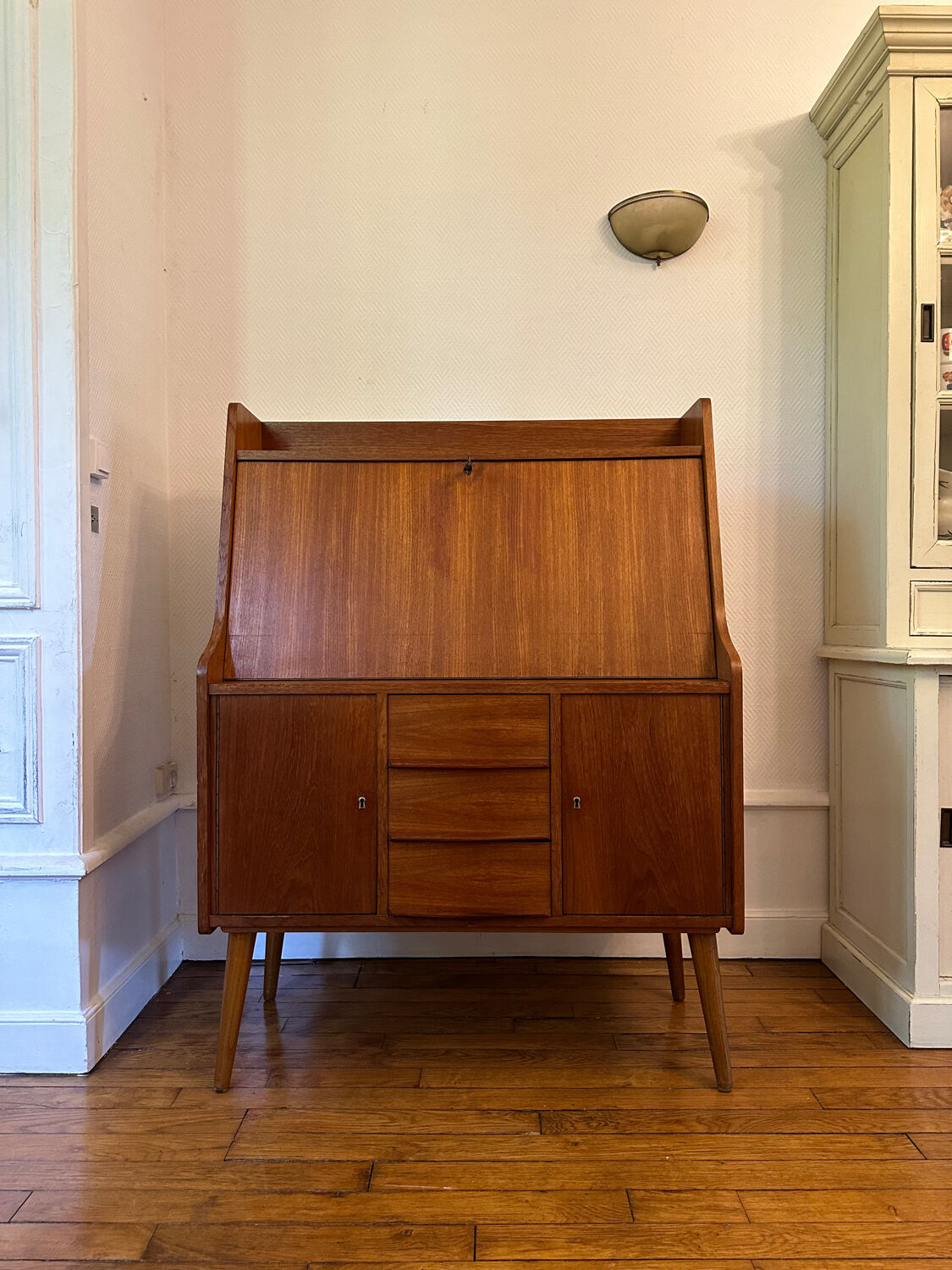 Secretary Vintage English teak 60s
