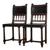 Paire de chaises Henri II – Modèles classiques en bois