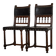 Paire de chaises Henri II – Modèles classiques en bois