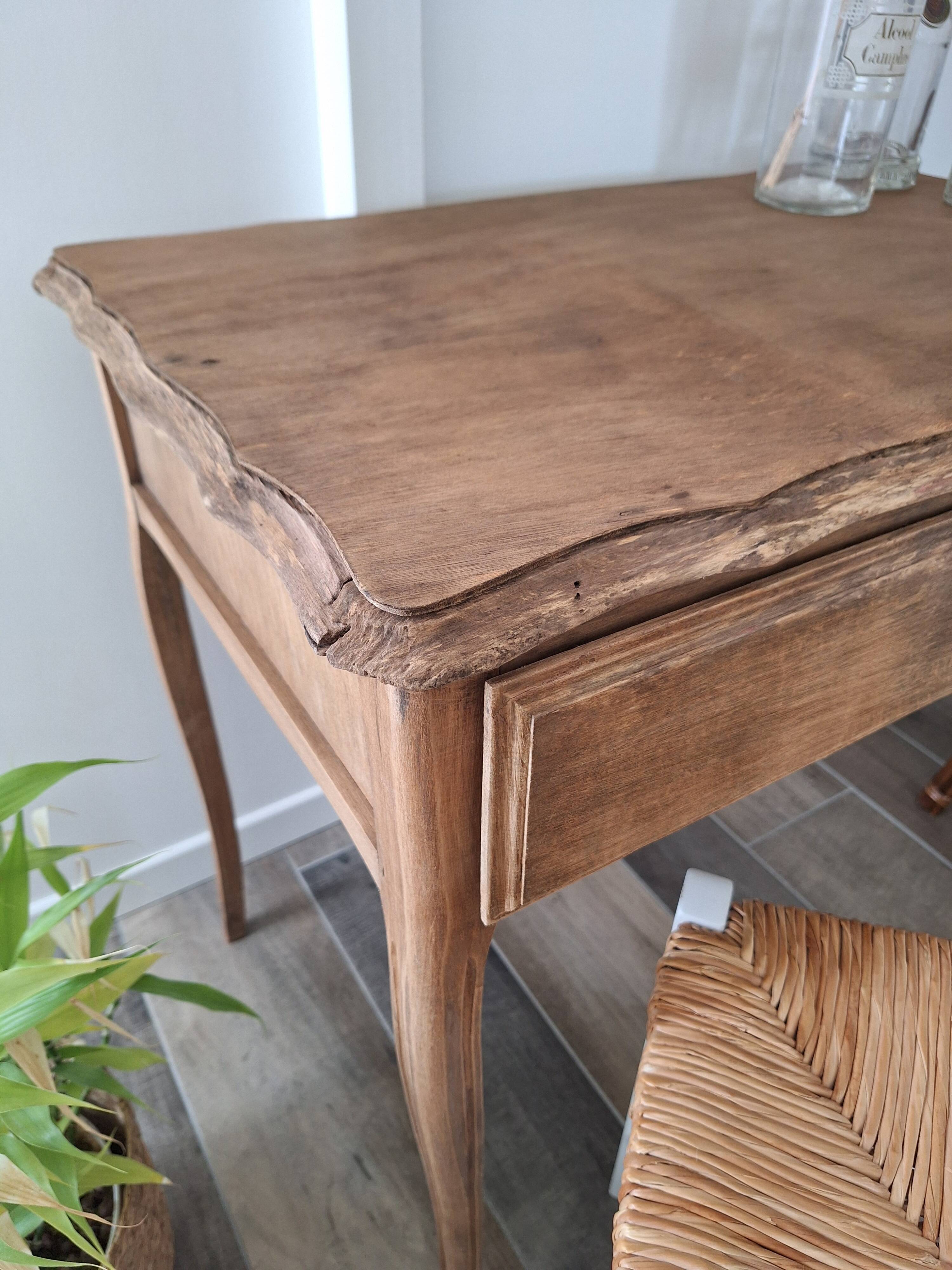Wooden console desk