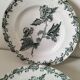 4 ironstone plates A. Lebacqz & M. Bouchart Richelieu model