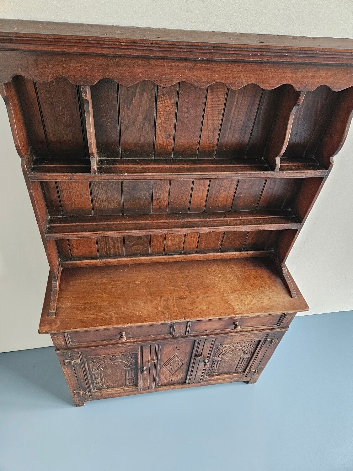 Low carved sideboard